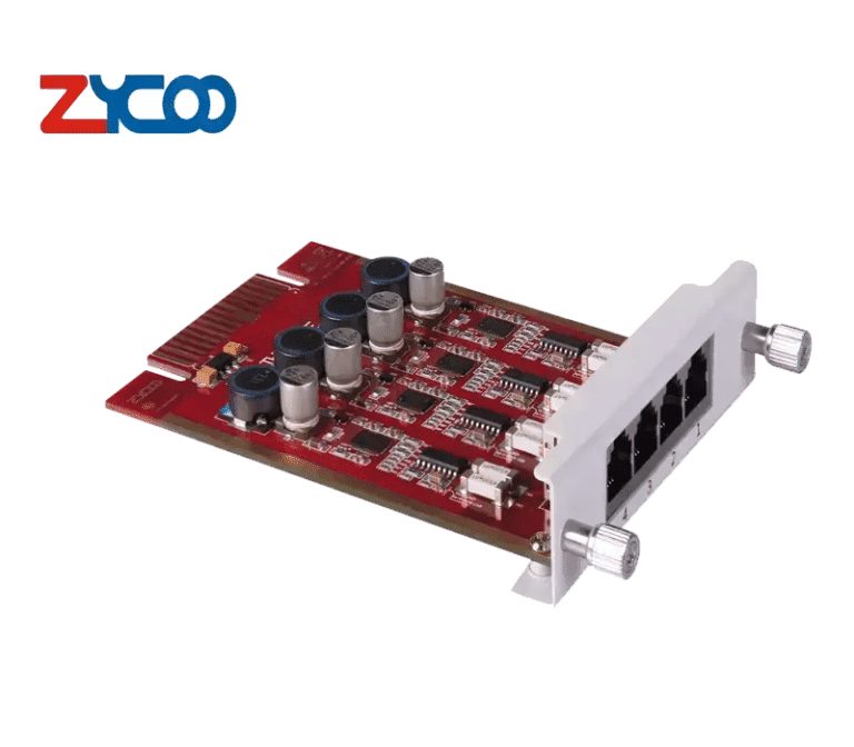 نمای تکمیلی ماژول مرکز تلفن زایکو مدل CooVox 4FXS — تصویر 2