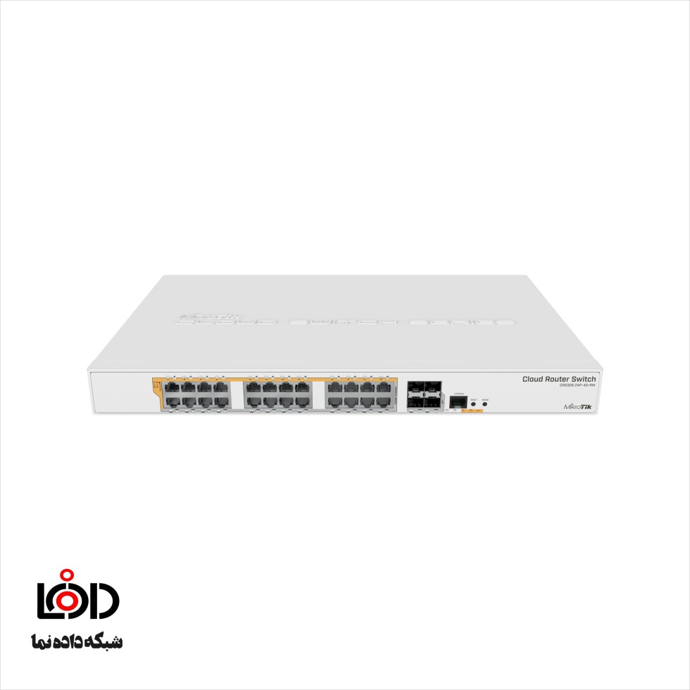 روتر سوئیچ میکروتیک مدل Mikrotik CRS328-24P-4S+RM