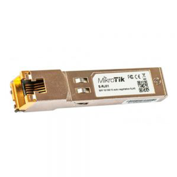 ماژول SFP مسی میکروتیک S-RJ01 — گیگابیت RJ45