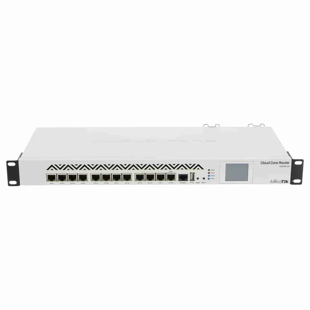 نمای تکمیلی روتر مرکزی میکروتیک CCR1016-12S-1S+ — تصویر 3