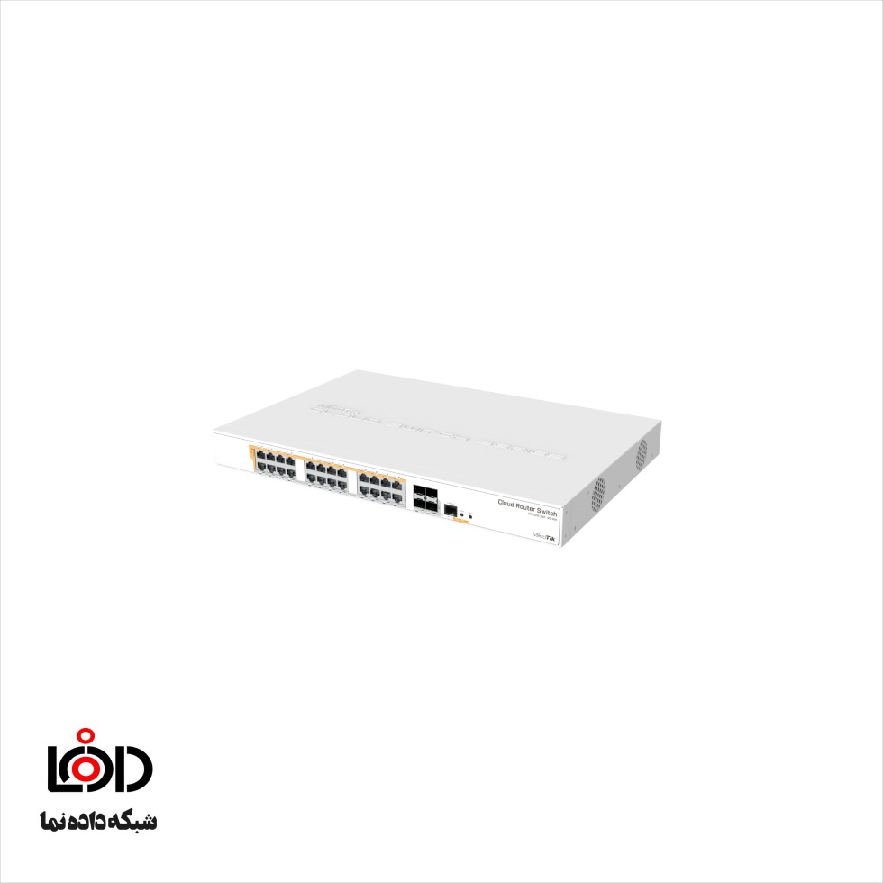 نمای تکمیلی روتر سوئیچ میکروتیک مدل Mikrotik CRS328-24P-4S+RM — تصویر 2