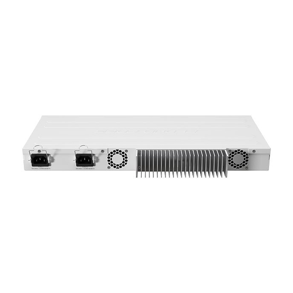 روتر فیبر ۱۲ پورت SFP+ ccr2004 میکروتیک — نمای پورت‌ها