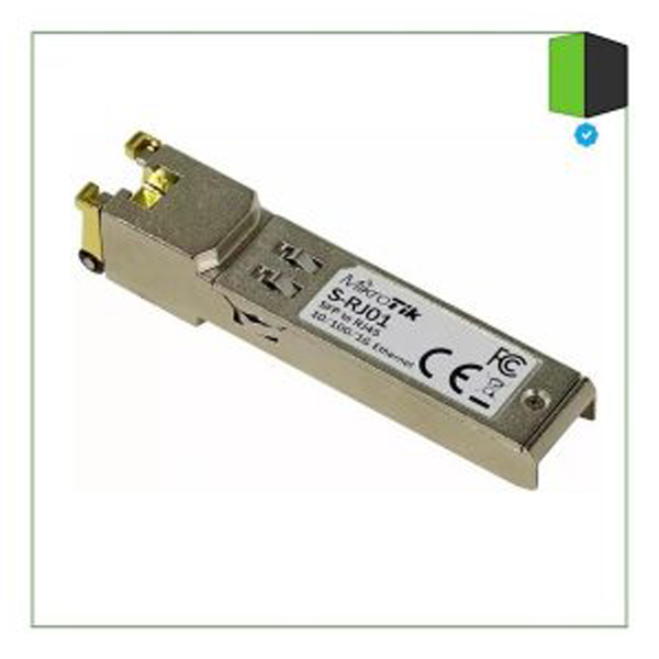 ماژول SFP مسی میکروتیک S-RJ01 — گیگابیت RJ45