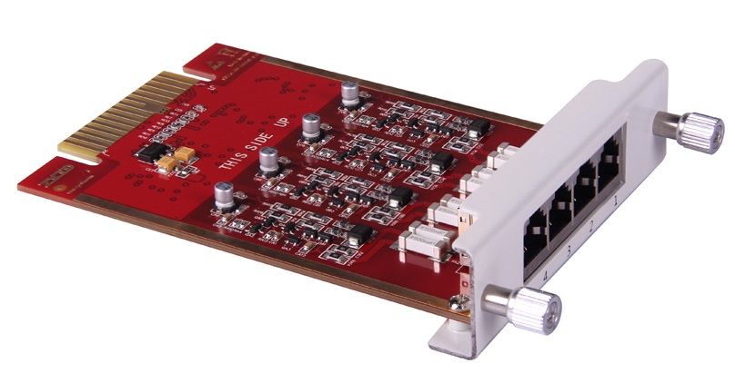 نمای تکمیلی ماژول مرکز تلفن زایکو مدل CooVox 4FXO — تصویر 3
