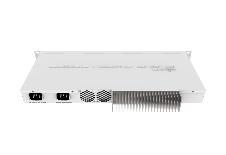نمای تکمیلی سوئیچ ریک‌مونت میکروتیک CRS317-1G-16S+RM (۱۶ پورت SFP+ 10G) — تصویر 2