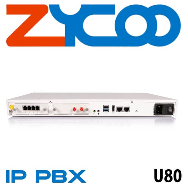 نمای تکمیلی مرکز تلفن تحت شبکه زایکو مدل U80-V3 — تصویر 4