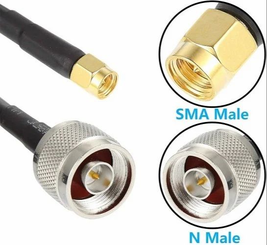 نمای تکمیلی کابل پیگتیل LMR 200 — N-type به SMA — تصویر 3