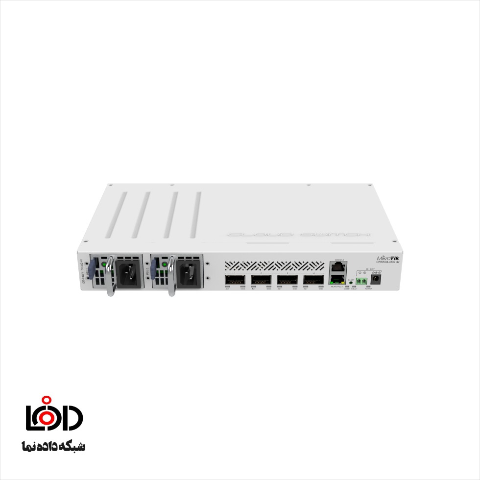 سوئیچ میکروتیک CRS504-4XQ-IN (چهار پورت ۱۰۰ گیگابیت QSFP28)