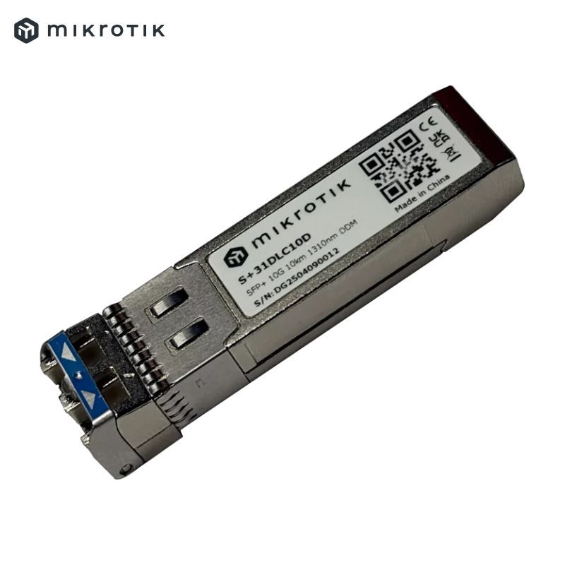 نمای تکمیلی ماژول SFP+ میکروتیک S+31DLC10D — تصویر 3