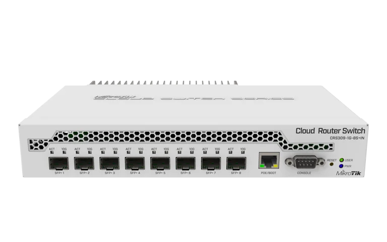 سوییچ روتر میکروتیک CRS309-1G-8S+IN
