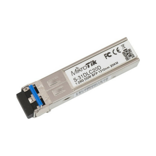 ماژول SFP میکروتیک S-31DLC20D — 1310nm 1.25G تک‌مود 20km