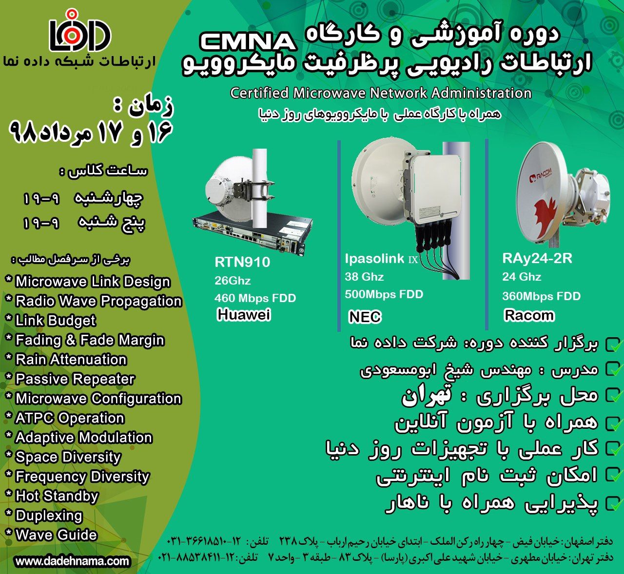 دورهٔ ارتباطات پرظرفیت مایکروویو