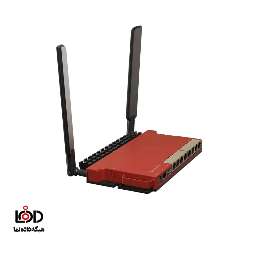 روتر میکروتیک L009 — نمای پشت و پورت USB 3.0
