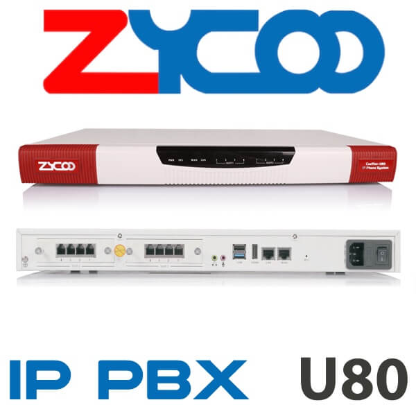 نمای تکمیلی مرکز تلفن تحت شبکه زایکو مدل U80-V3 — تصویر 3